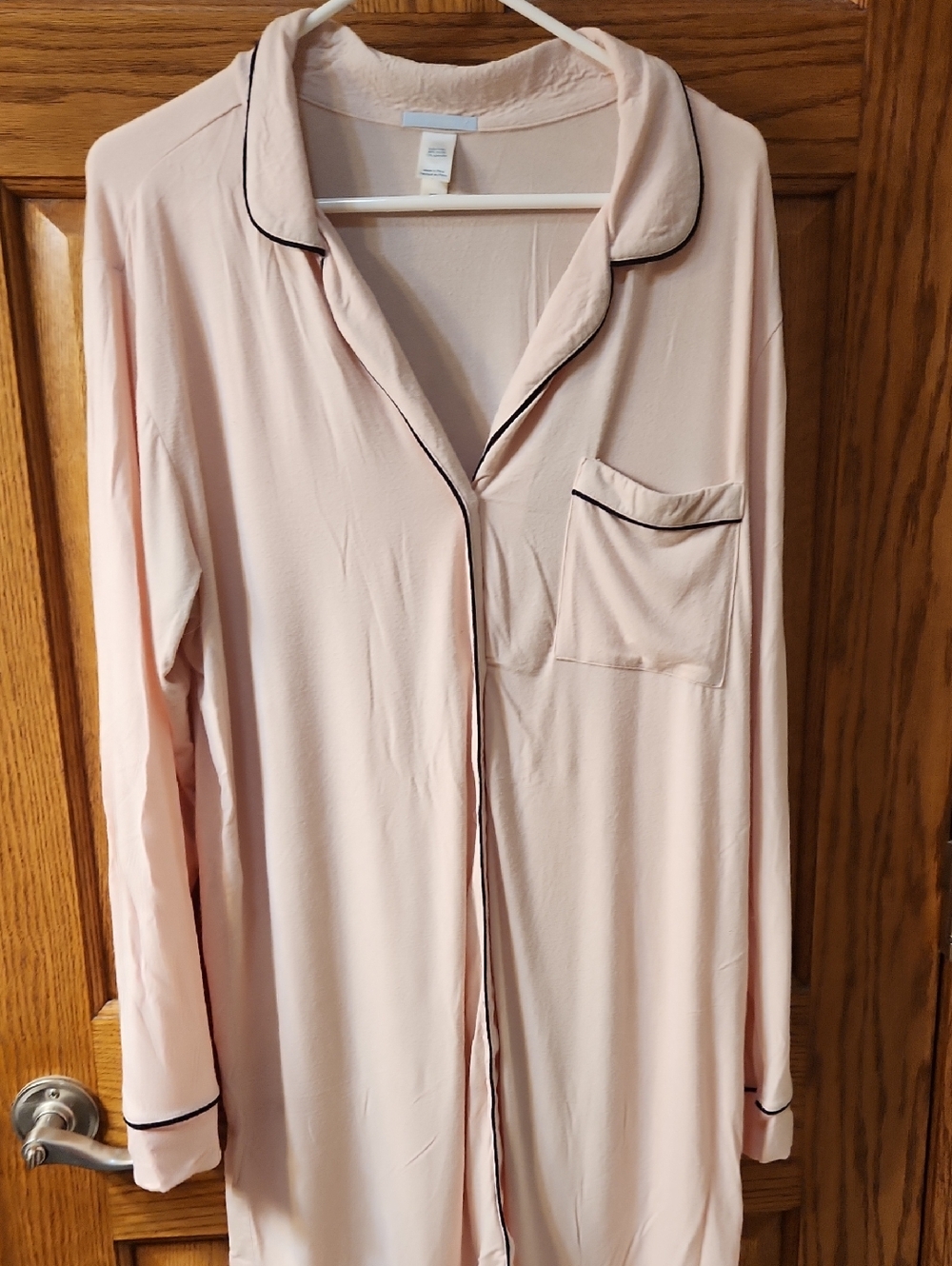 Eberjey Gisele Long Sleeve Button-Up Sleepshirt